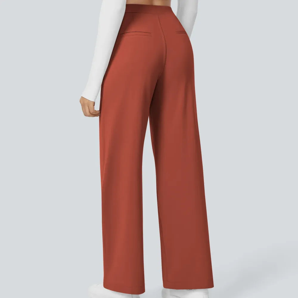 Flex DayStretch High Waisted Pocket Straight Leg Work Pants