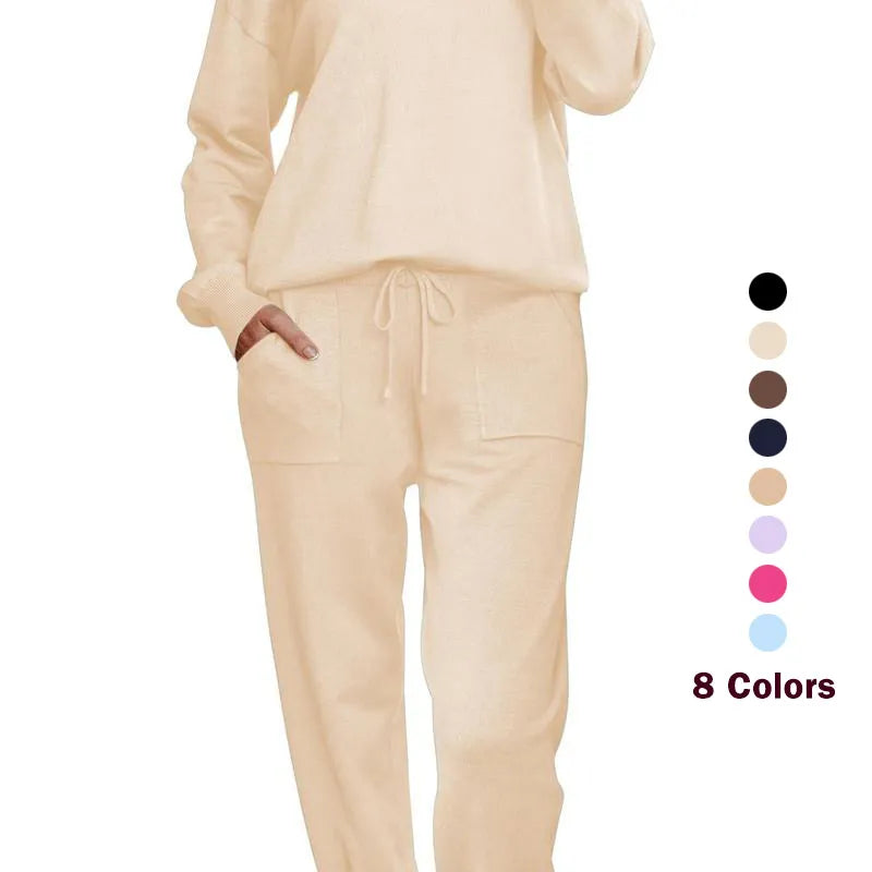 Long Sleeve Knit Loungewear Set